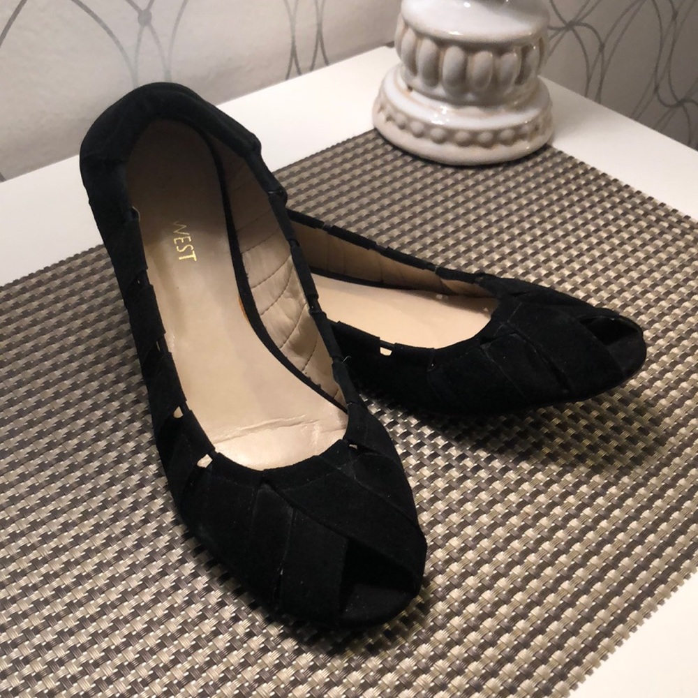Nine West Peep Toe Flats